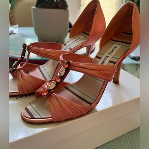 Manolo Blahnik Jeweled Pumps